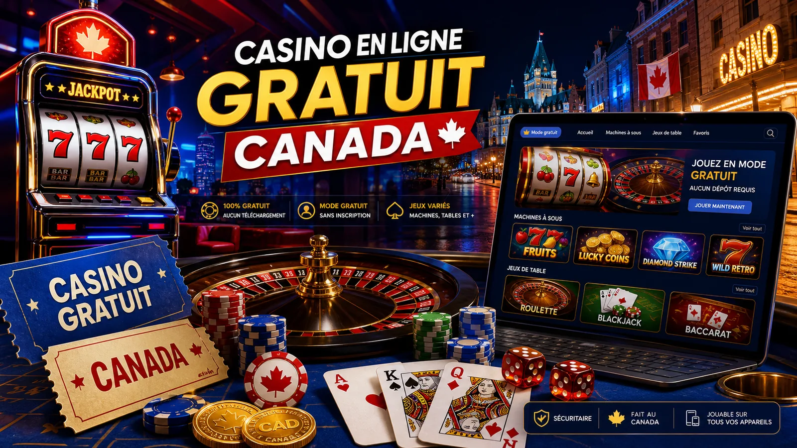 Casino En Ligne Gratuit Canada content banner